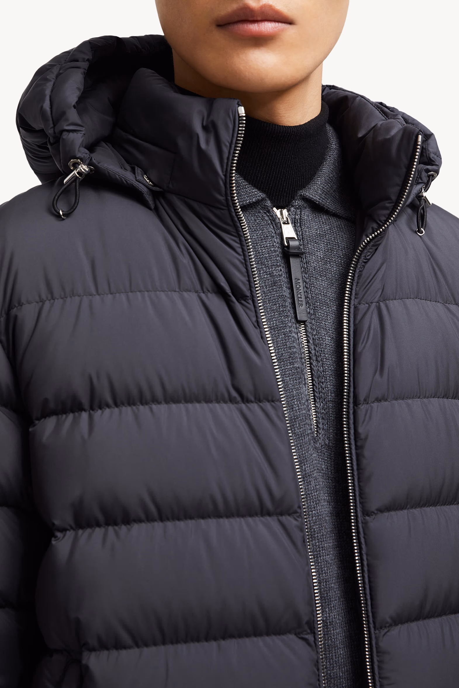 Arneb Hooded Short Down Jacket Men Black Moncler 8